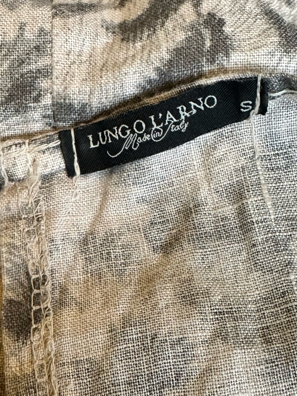 Lungo L’arno Italy Pure Linen Dress S GUC - Picture 4 of 5